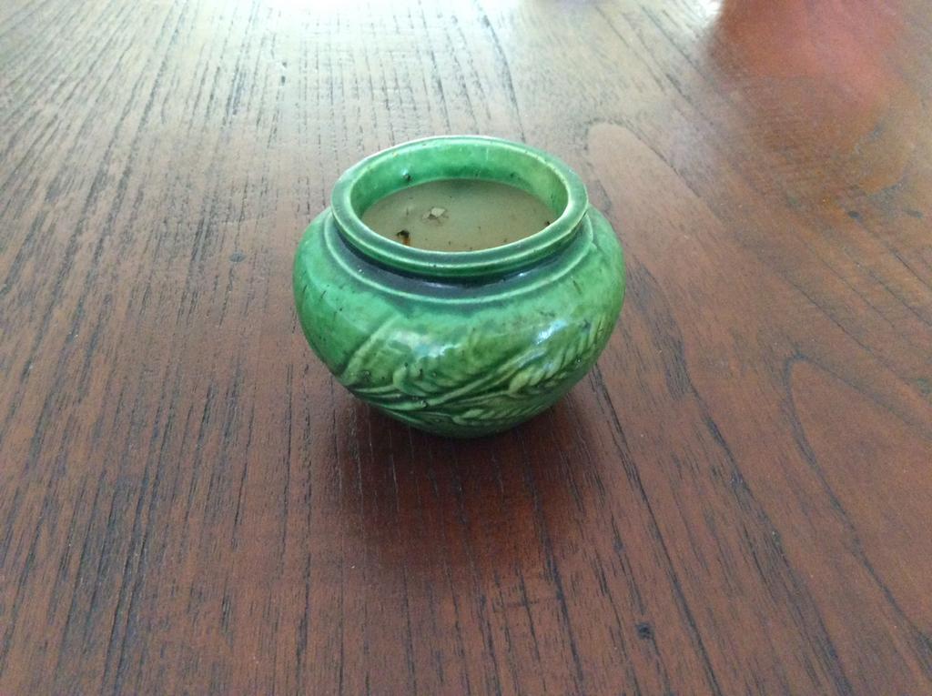 Keramiek Potje met Korenaren, Ophalen of Verzenden