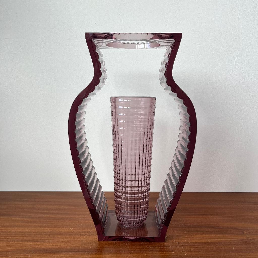 Kartell vaas I Shine aubergine door Eugeni Quitllet, I Shine, Kunststof, Overige kleuren, Zo goed als nieuw