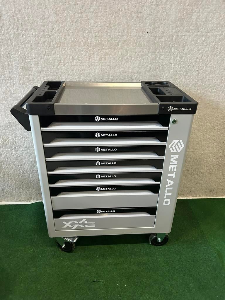 Nieuwe Metallo 7 lades,6 gevulde gereedschapwagen, Ophalen, Metallo, Nieuw, Metallo