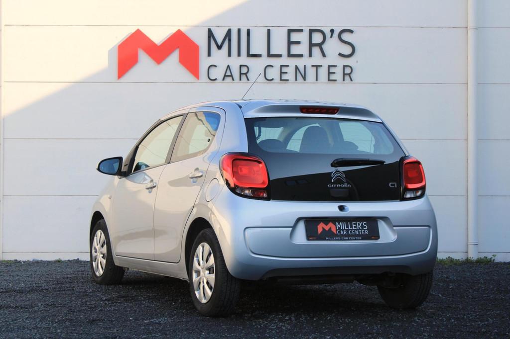 Citroen C1 1.0 VTi Shine Airco Bluetooth 5-deurs ORG NL Carp, Voorwielaandrijving, Stof, Gebruikt, Met garantie (alle)