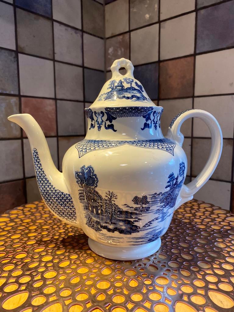 Royal Tudor”Mandarin”vintage theepot,Grindley of Stoke,Engl., Ophalen of Verzenden