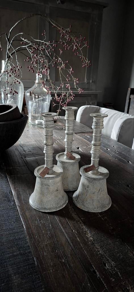 Hoffz kandelaren, Ophalen, Zo goed als nieuw, Hout, 25 tot 50 cm