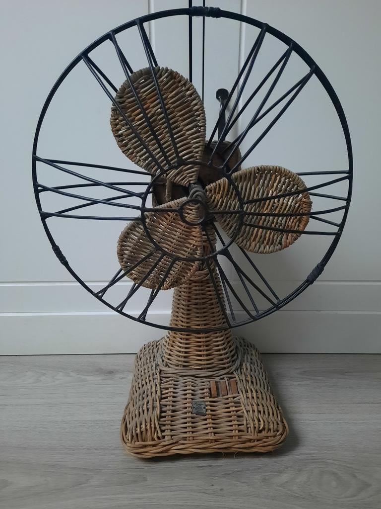 Riviera maison rattan ventilator, Huis en Inrichting, Woonaccessoires | Overige, Ophalen, Zo goed als nieuw