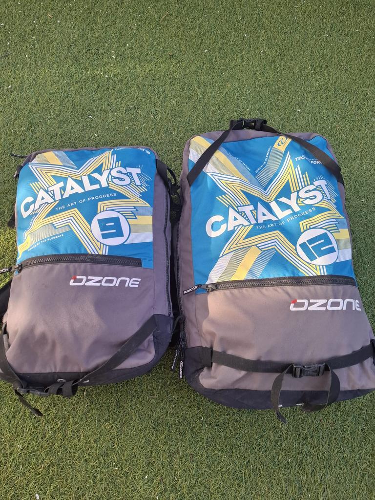 Ozone catalyst 9+12 set voor 250 euro!, Watersport en Boten, Kitesurfen, Gebruikt, Geen board, Ophalen of Verzenden, Kite