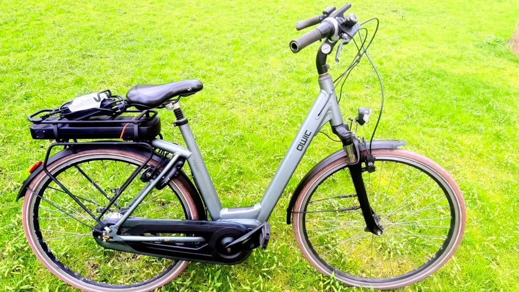 Nette goede unisex damesfiets E-bike QWIC Trend 52cm 7 speed, Versnellingen, Ophalen, Overige merken, 53 tot 56 cm