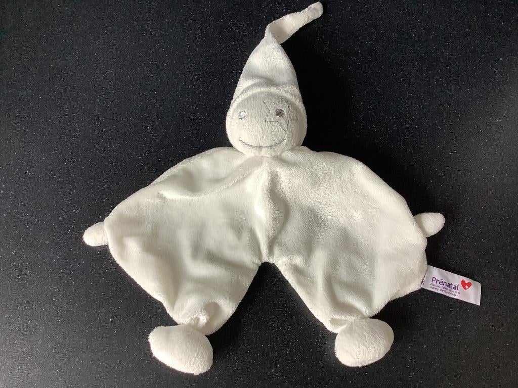 Prenatal pop popje spook spookje wit ster om oog 5 euro, Ophalen of Verzenden, Zo goed als nieuw, Overige typen