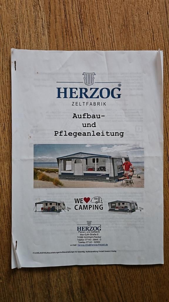 Herzog Lugano seizoenstent/voortent omloopmaat 11, Ophalen, Gebruikt, Herzog