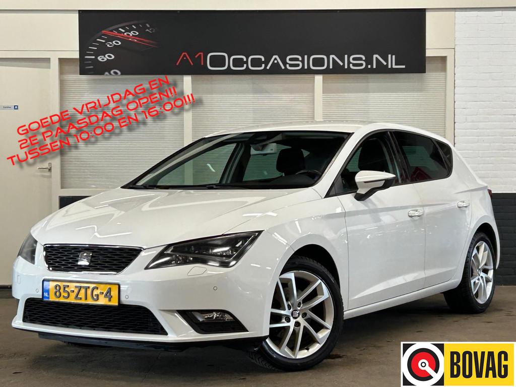 SEAT Leon 1.4 TSI Style + NAVI (bj 2013), Voorwielaandrijving, Euro 5, Gebruikt, Zwart