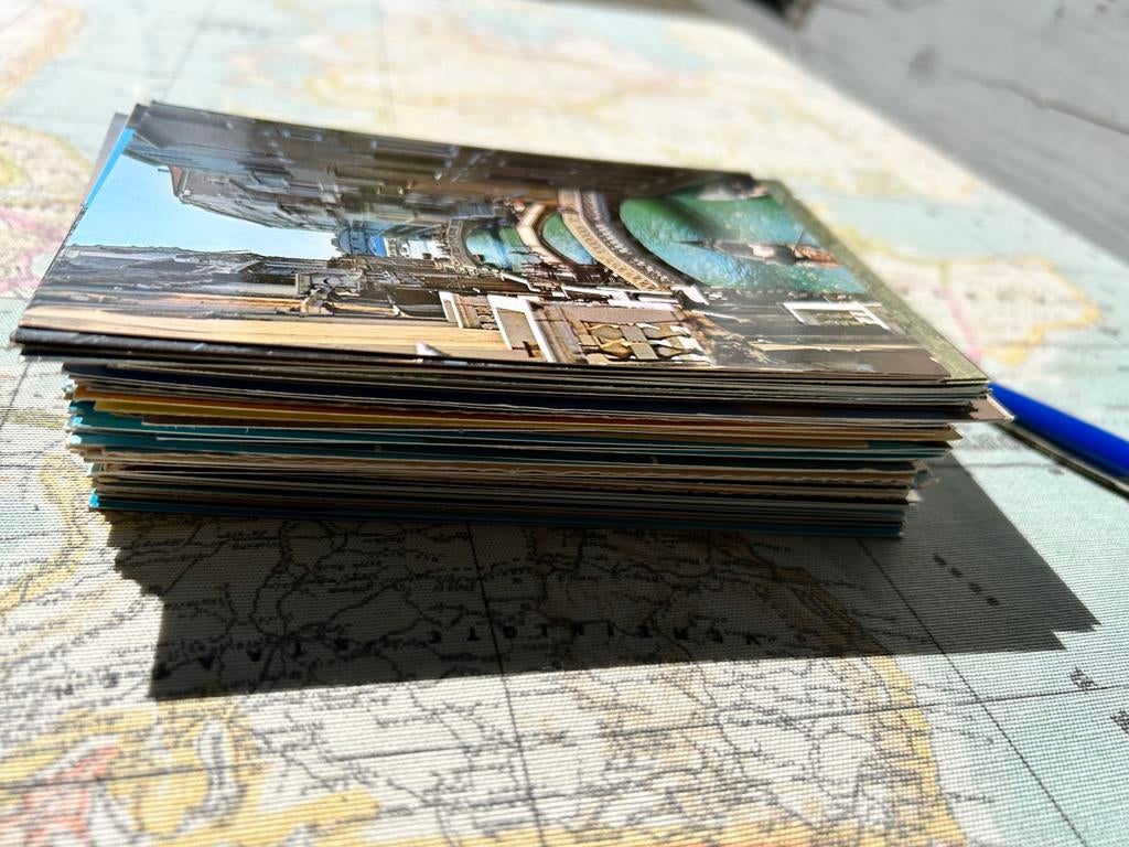 Stapel oude buitenlandse kaarten allerlei, Verzamelen, Ansichtkaarten | Buitenland, 1980 tot heden, Ophalen of Verzenden