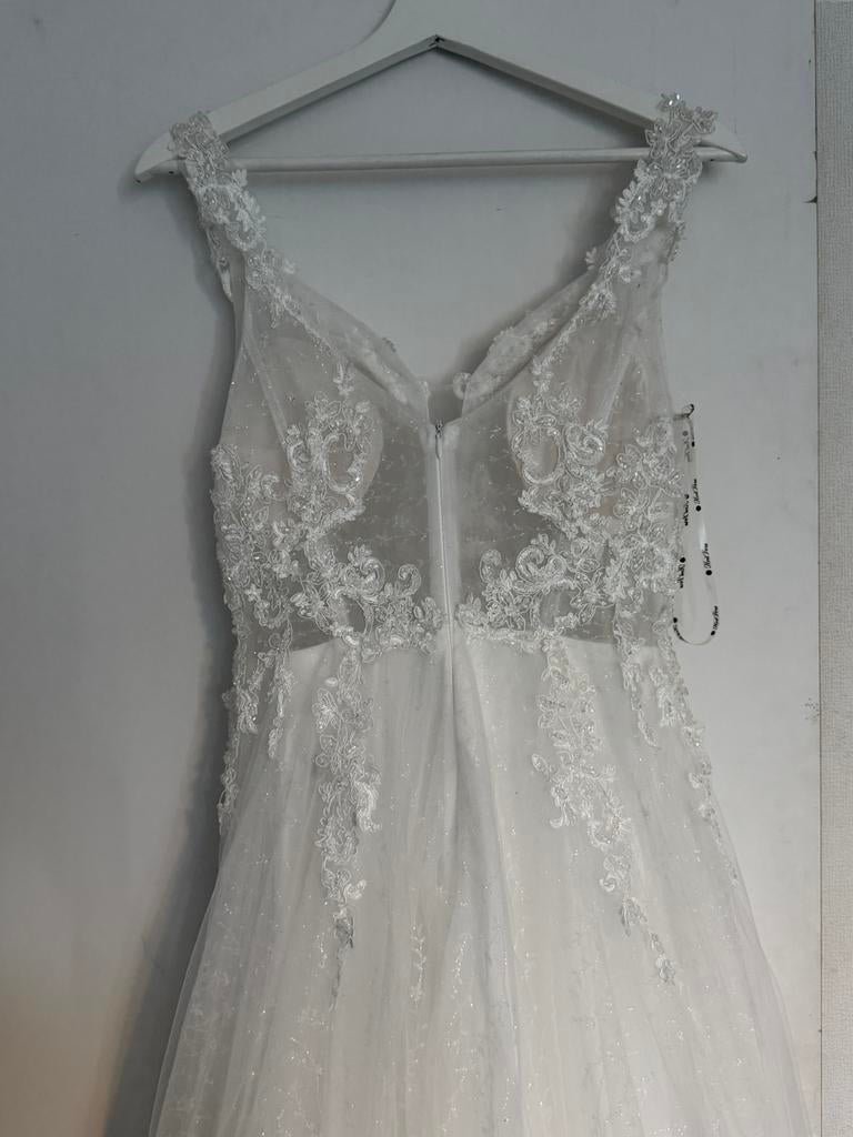 Prachtige trouwjurk, Kleding | Dames, Ophalen of Verzenden, Zo goed als nieuw, Wit, Trouwjurk