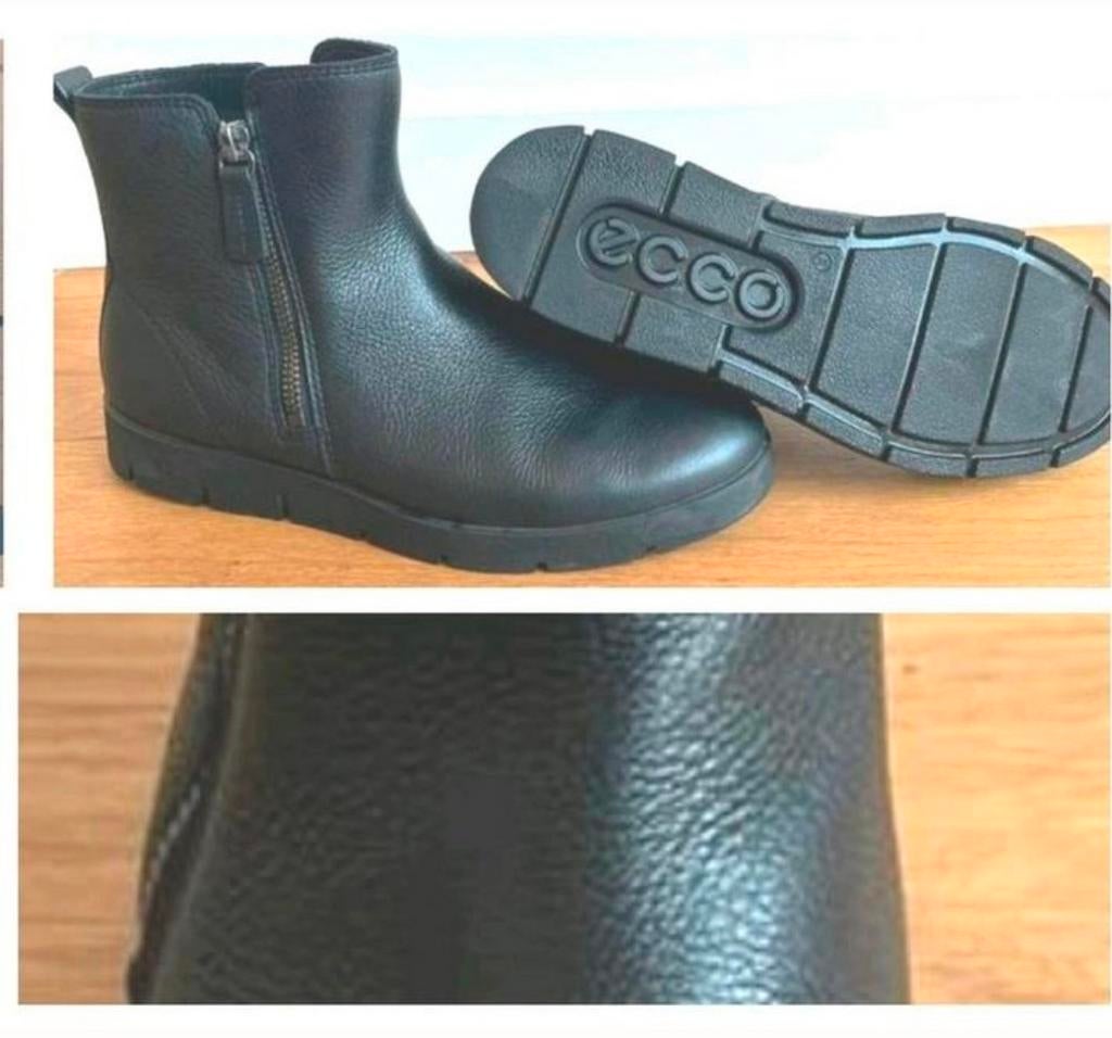 ECCO Lederen Enkel Laarzen (Zie Omschrijving), Verzenden, Nieuw, Zwart