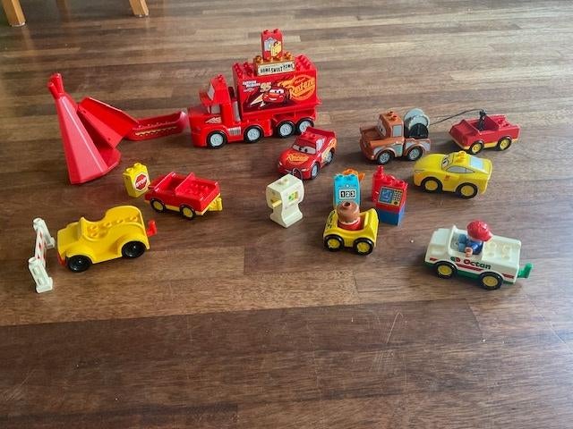 Duplo Disney Cars en andere voertuigen, Ophalen of Verzenden, Gebruikt, Complete set, Duplo