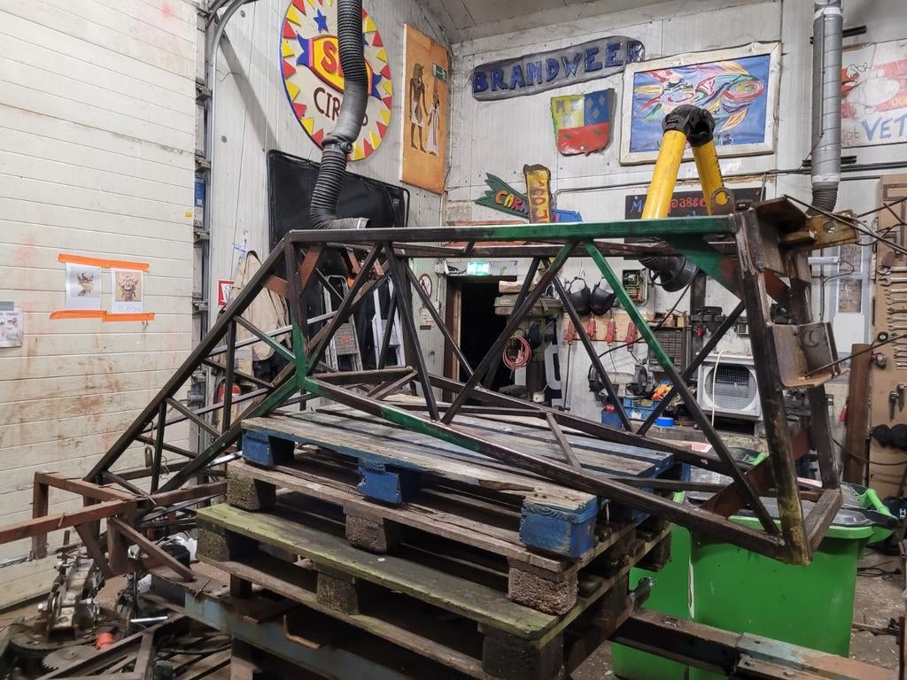 Kraanarm / stalen constructie, Ophalen