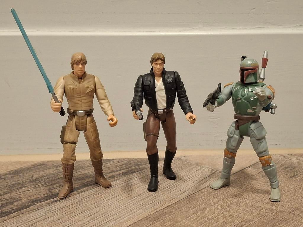 Star Wars Vintage POTF 3 x figuren met wapens, Verzamelen, Star Wars, Ophalen of Verzenden, Gebruikt, Actiefiguurtje