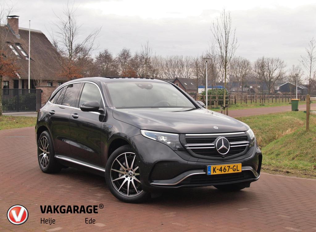 Mercedes-Benz EQC 400 4MATIC Business Solution AMG 80 kWh |, Zwart, 80 kWh, Vierwielaandrijving, 408 pk