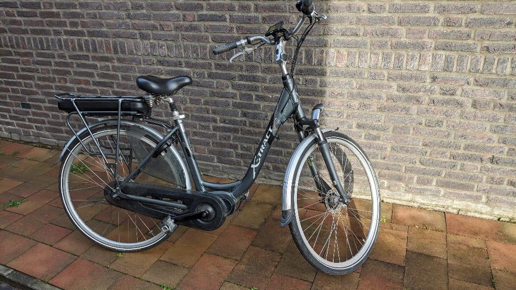 1 e-bike met middenmotor, Fietsen en Brommers, Elektrische fietsen, Gebruikt, Overige merken, 47 tot 51 cm, 50 km per accu of meer