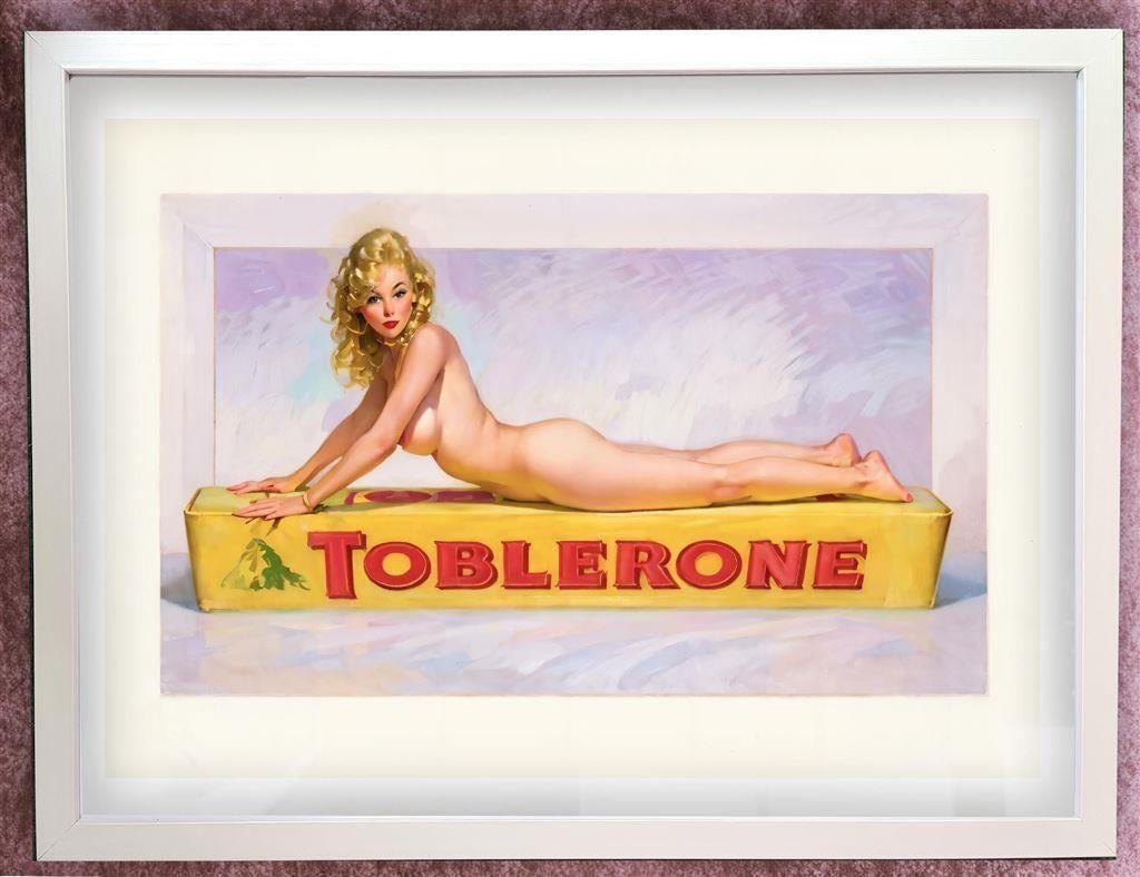 Sexy Retro Pin up Naakt Toblerone Mel Ramos, Verzamelen, Ophalen of Verzenden, Nieuw, A1 t/m A3, Film en Tv