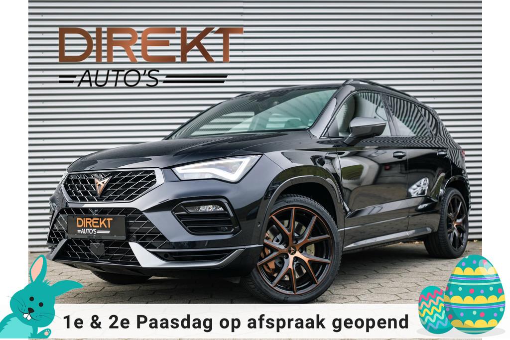 CUPRA Ateca 2.0 TSI 4DRIVE PANO BREMBO BEATS TREKHAAK CAMERA, Automaat, Gebruikt, Zwart, 4 cilinders