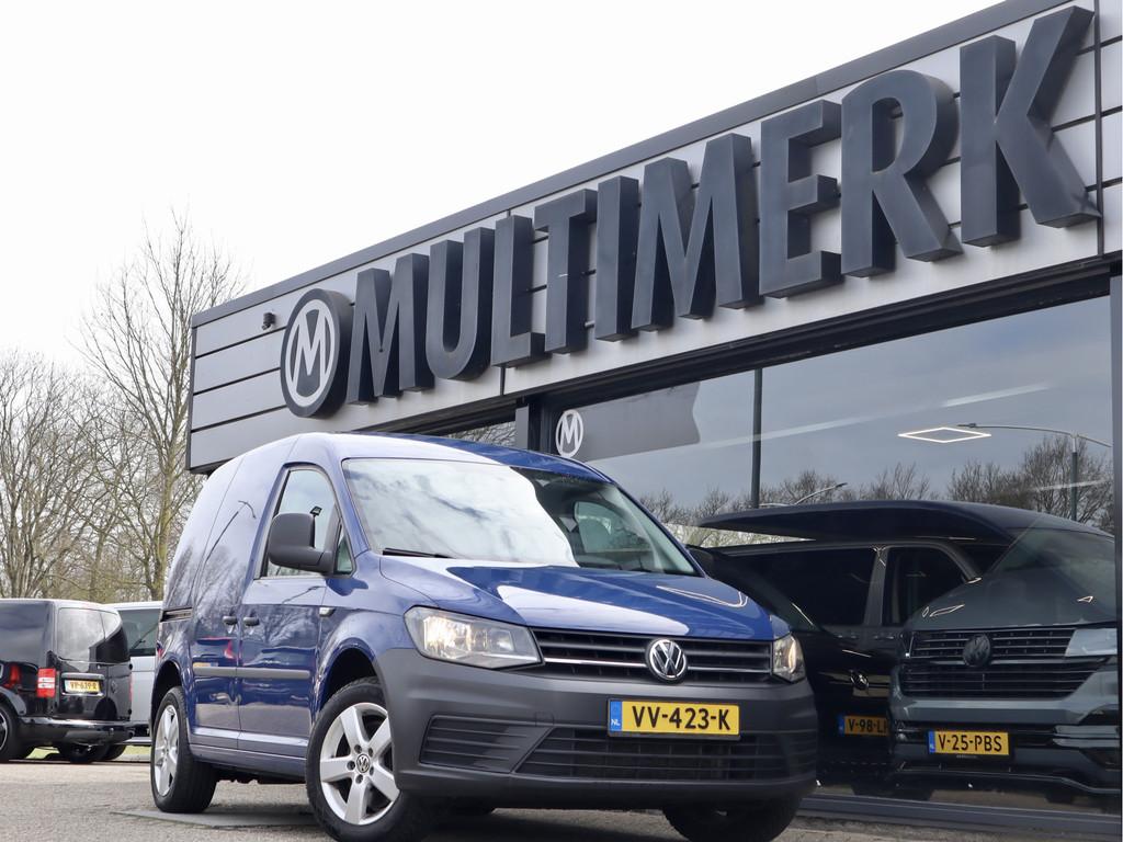 Volkswagen Caddy 2.0 TDI DSG 150pk, Navigatie, Trekhaak, LMV, Auto's, Bestelauto's, Te koop, ABS, Achteruitrijcamera, Airbags