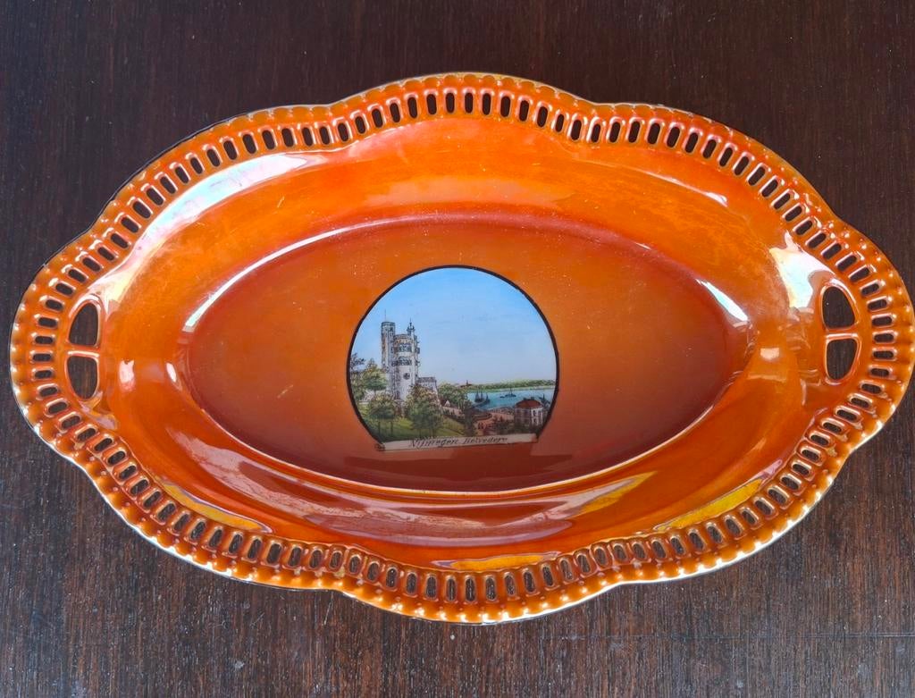 Antiek schaaltje Nijmegen Belvedere jaren 30 40, Ophalen of Verzenden