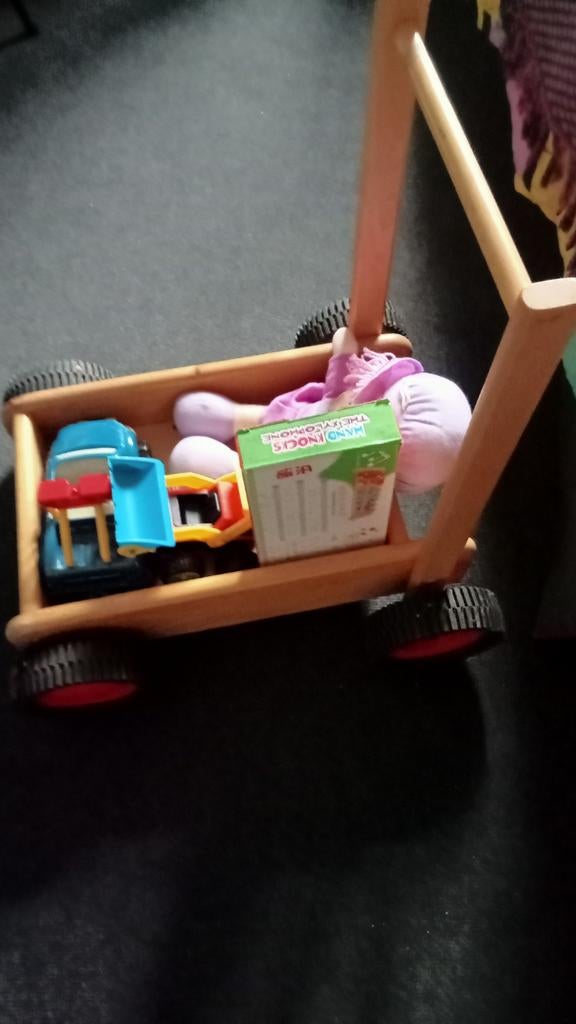 Houten loopkar, Kinderen en Baby's, Speelgoed | Thomas de Trein, Ophalen, Gebruikt