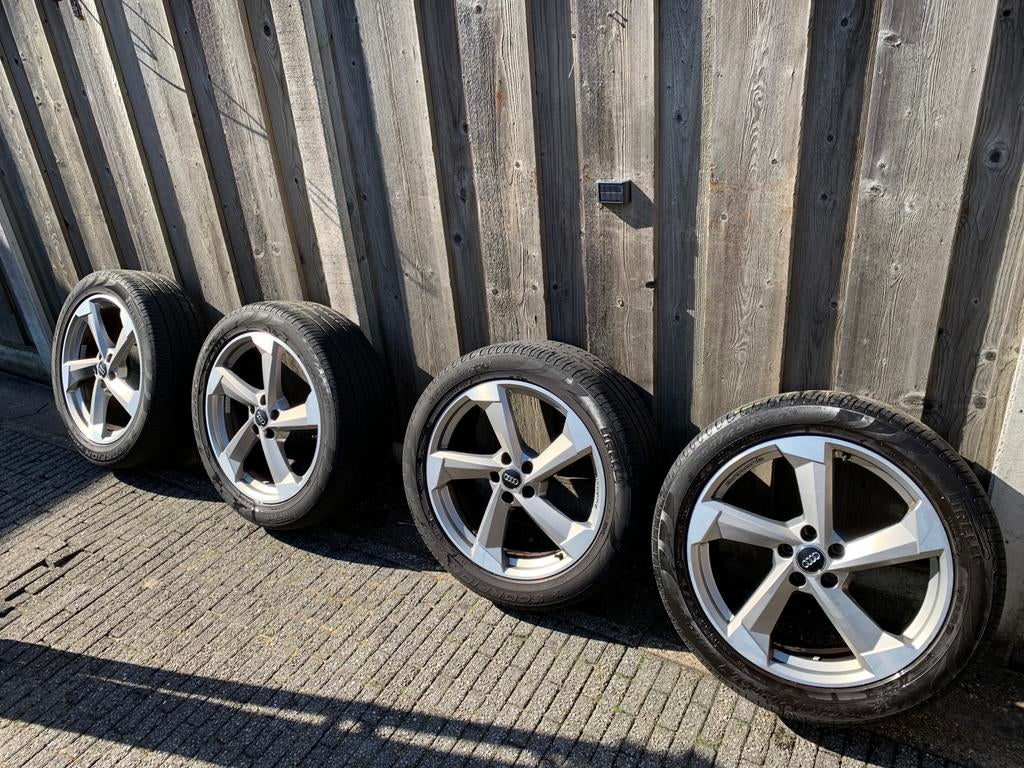 20 inch velgen met banden Audi Q5 ( 255-45-20 ), Ophalen, 255 mm, Banden en Velgen, 20 inch