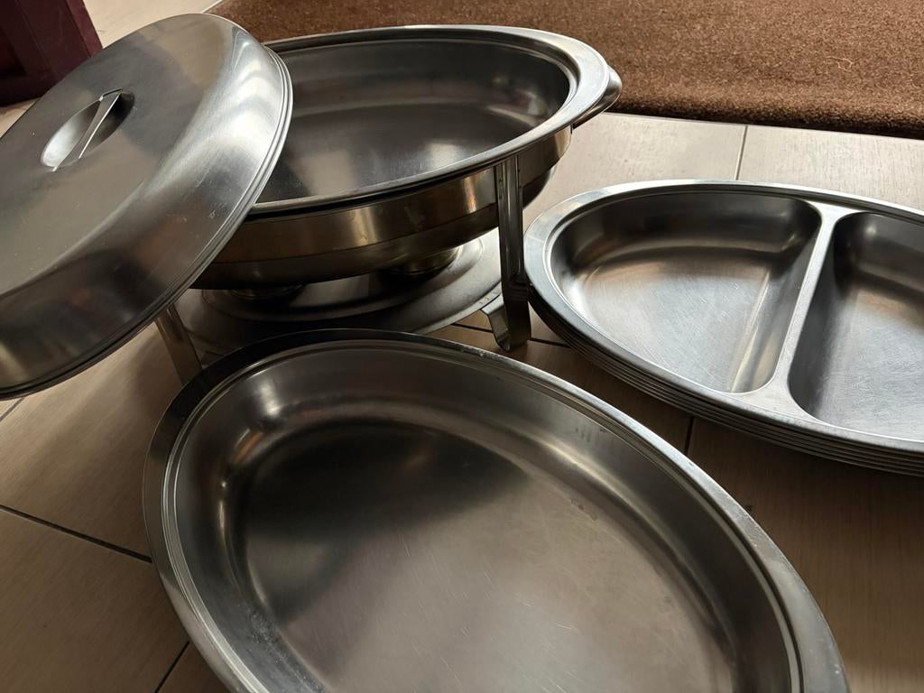 Chafing dish ovaal, Ophalen of Verzenden