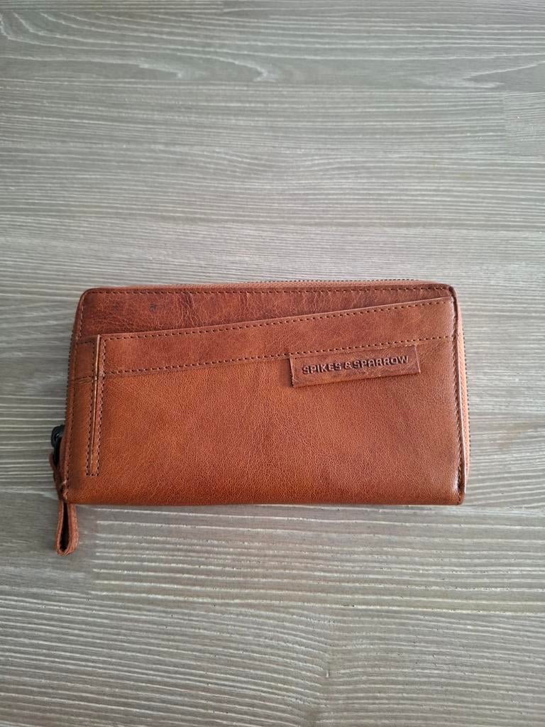 Nieuw Leren Spikes & Sparrow portomonee Bruin, Ophalen of Verzenden, Nieuw, Bruin, Leer
