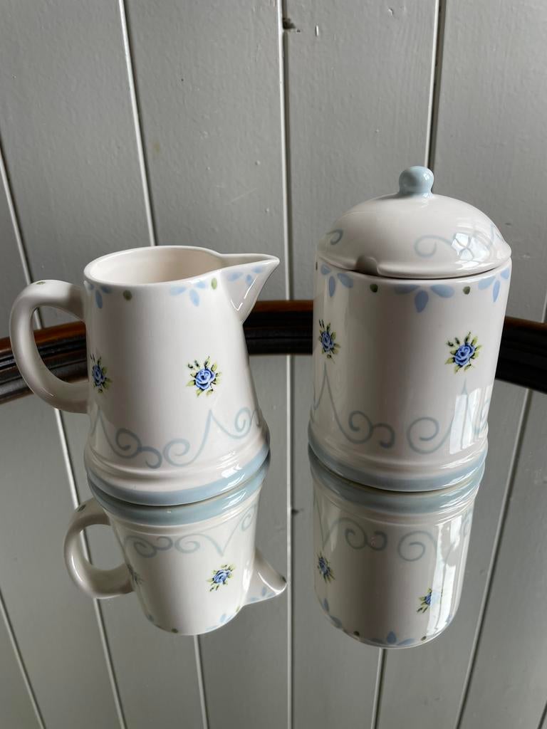 NOA Jet ter Steege servies melkkannetje suikerpot + deksel, Overige typen, Ophalen of Verzenden, Zo goed als nieuw, Overige stijlen