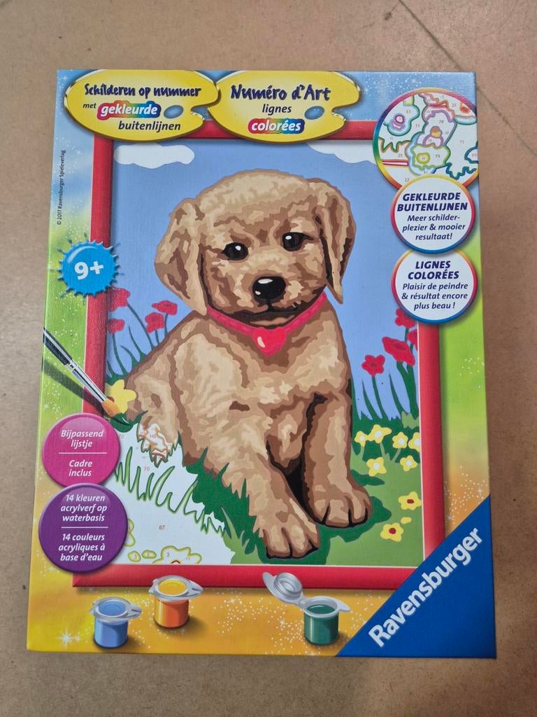 Schilderen op nummer puppy - Ravensburger, Ophalen of Verzenden, Nieuw