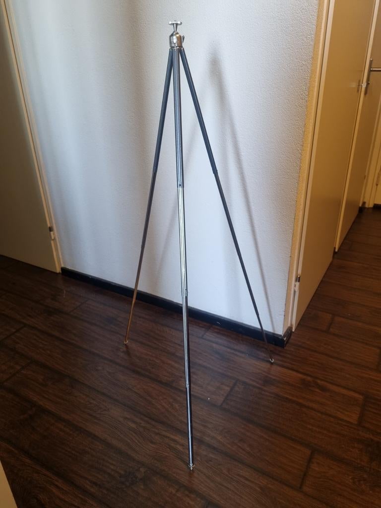 Vintage Driepoot Statief met Balhoofd - Goede Staat, Zo goed als nieuw, Minder dan 150 cm, Met balhoofd, Ophalen of Verzenden