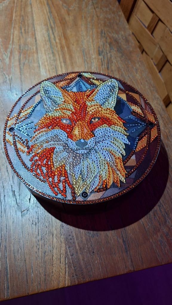 Bewaar trommel, Ophalen of Verzenden, Nieuw, Rond, Hout