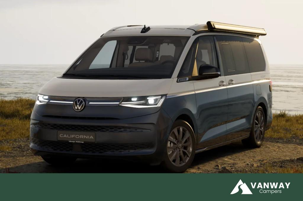 Volkswagen California Ocean T7 245PK Automaat PHEV 4x4 Apple, Caravans en Kamperen, Automaat, Buscamper of Camperbus, Volkswagen