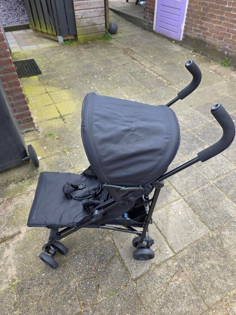 Zwarte prenatal buggy, Kinderen en Baby's, Buggy's, Ophalen, Zo goed als nieuw