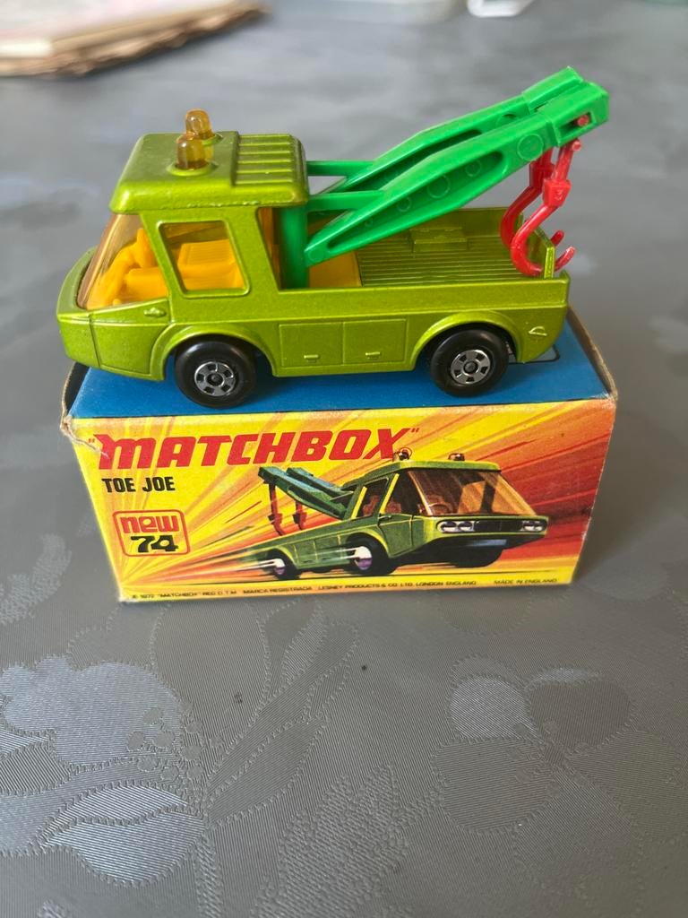 Matchbox Toe Joe takelwagen uit 1972, Ophalen of Verzenden, Zo goed als nieuw, Auto