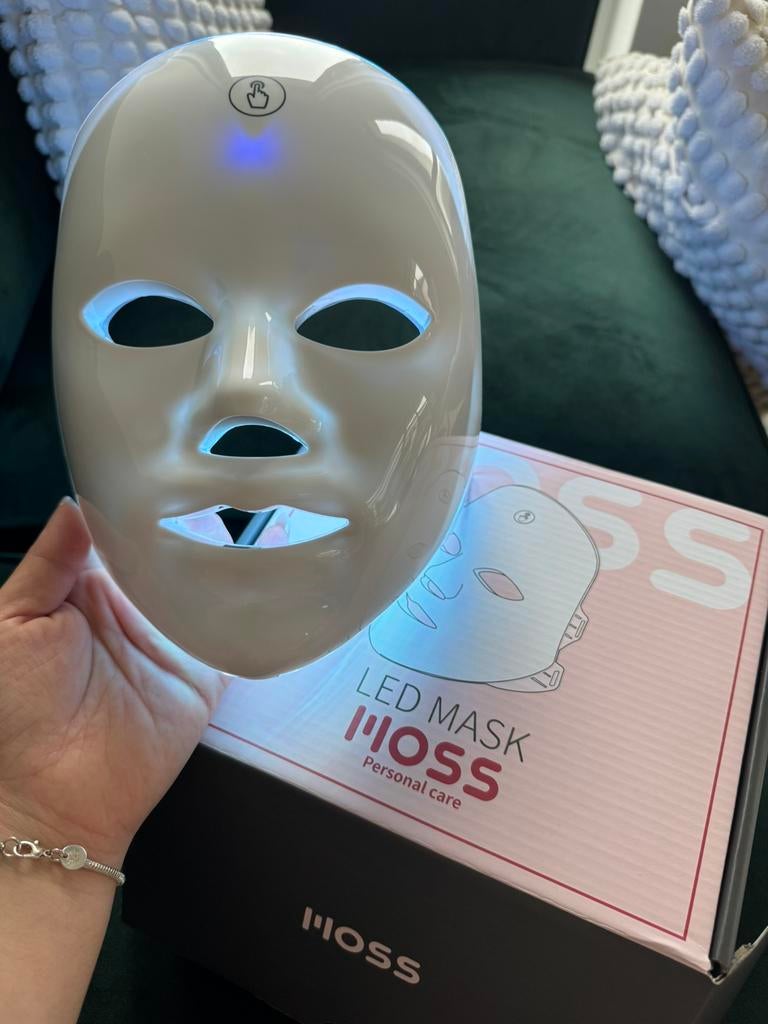 LED facial mask, Sieraden, Tassen en Uiterlijk, Uiterlijk | Gezichtsverzorging, Ophalen of Verzenden, Zo goed als nieuw, Gehele gezicht