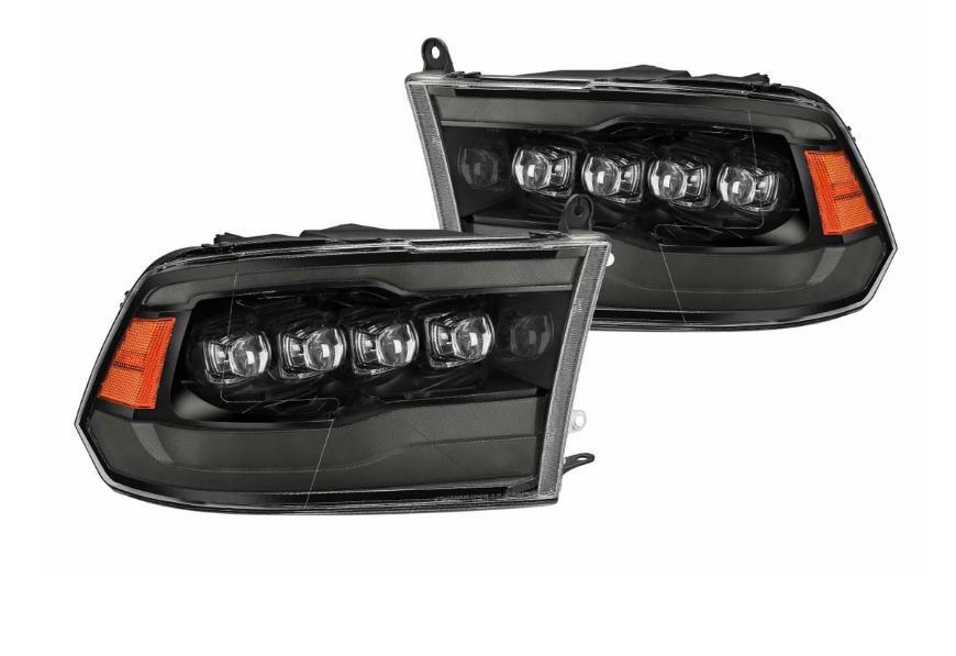 Dodge Ram set Alpharex koplampen 2009-2018, Auto-onderdelen, Alpharex, Info@alpharex.com, Amerikaanse onderdelen, Nieuw