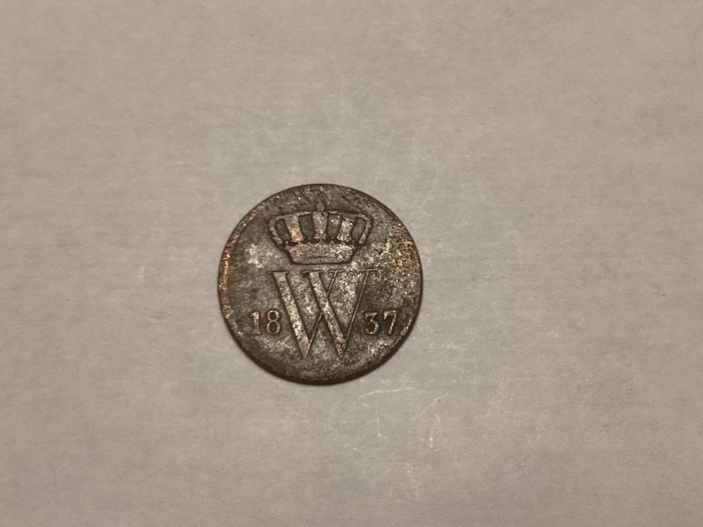 1 cent 1837 ( R14), Ophalen of Verzenden