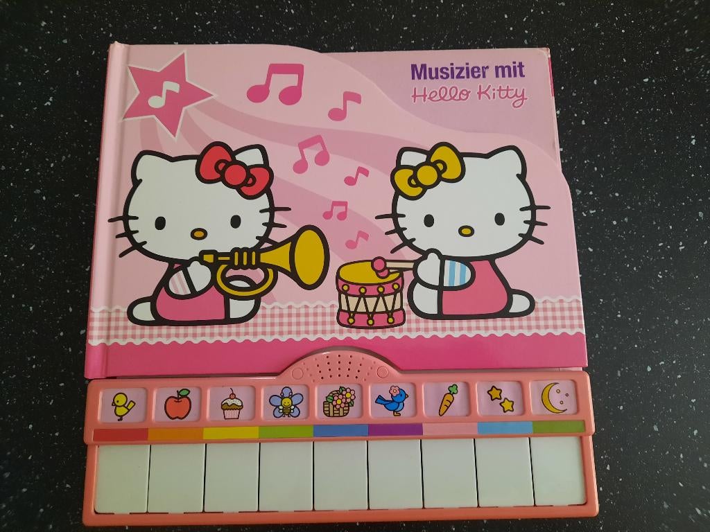 Hello Kitty piano-leer-boek, Ophalen of Verzenden, Zo goed als nieuw, Elektronica, Met licht