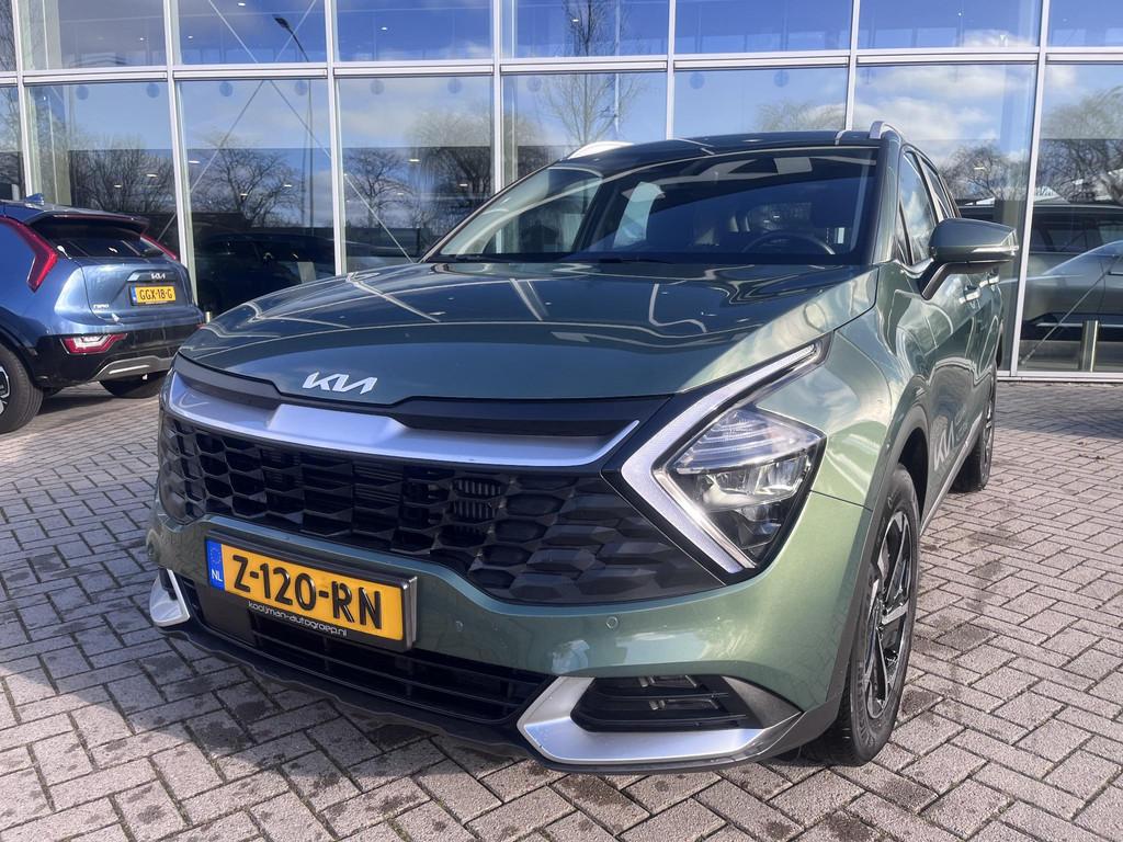 Kia Sportage 1.6 T-GDi HEV DynamicLine DEMO VOORDEEL! Bel on, Auto's, Stof, Euro 6, 4 cilinders, 1360 kg