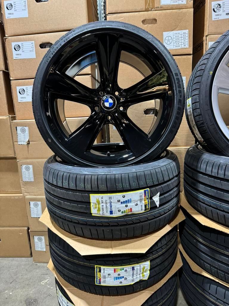 19 inch velgen voor BMW STYLE 128 met banden 5 serie E60 E61, 19 inch, 245 mm, Velg(en), Nieuw