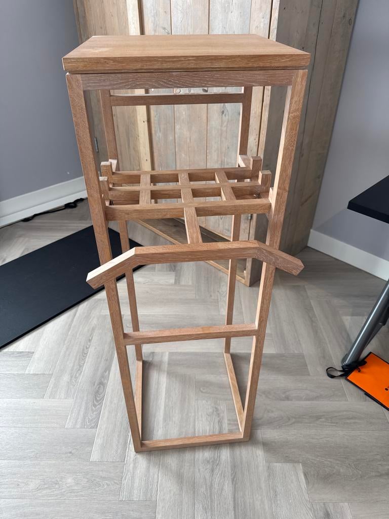 Rhootz Handgemaakte Eikenhouten Dressboy met Rek, Ophalen of Verzenden, Nieuw