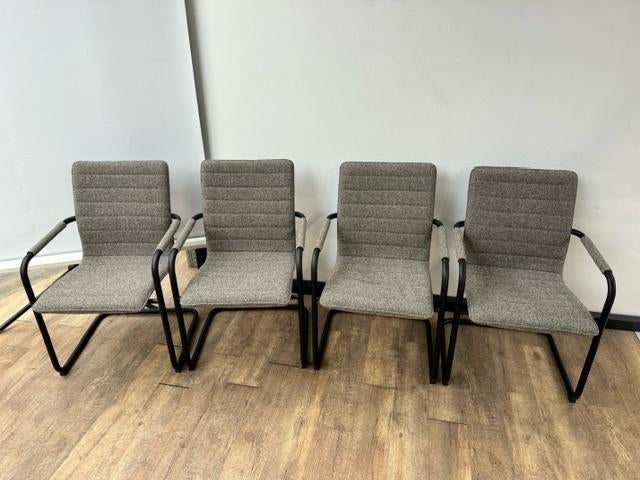 Design stoel Society B-keus (grijs), Nieuw, Ophalen of Verzenden, Eén, Stof