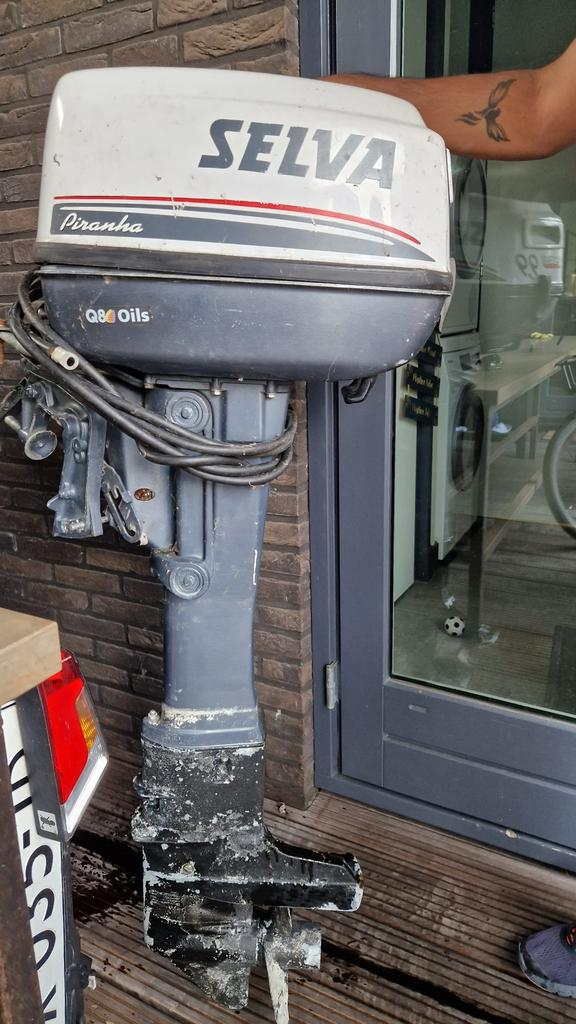 Selva piranha 9.9 pk buitenboord boot motor, Watersport en Boten, Ophalen of Verzenden, Gebruikt, Motor en Techniek, Motorboot