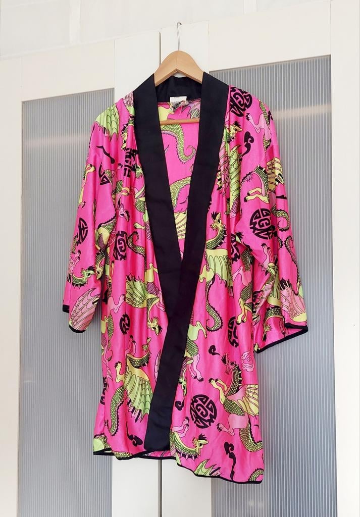 Leuke roze kimono mt 49, Kleding | Dames, Carnavalskleding en Feestkleding, Zo goed als nieuw, Kleding, Carnaval, Maat 38/40 (M)