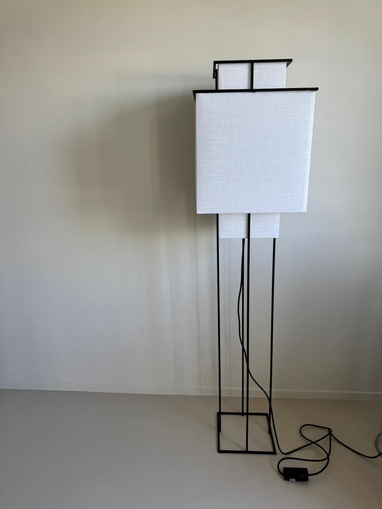 Jan des bouvrie dimbare stalamp, Huis en Inrichting, Lampen | Vloerlampen, Ophalen, Zo goed als nieuw, Minder dan 100 cm