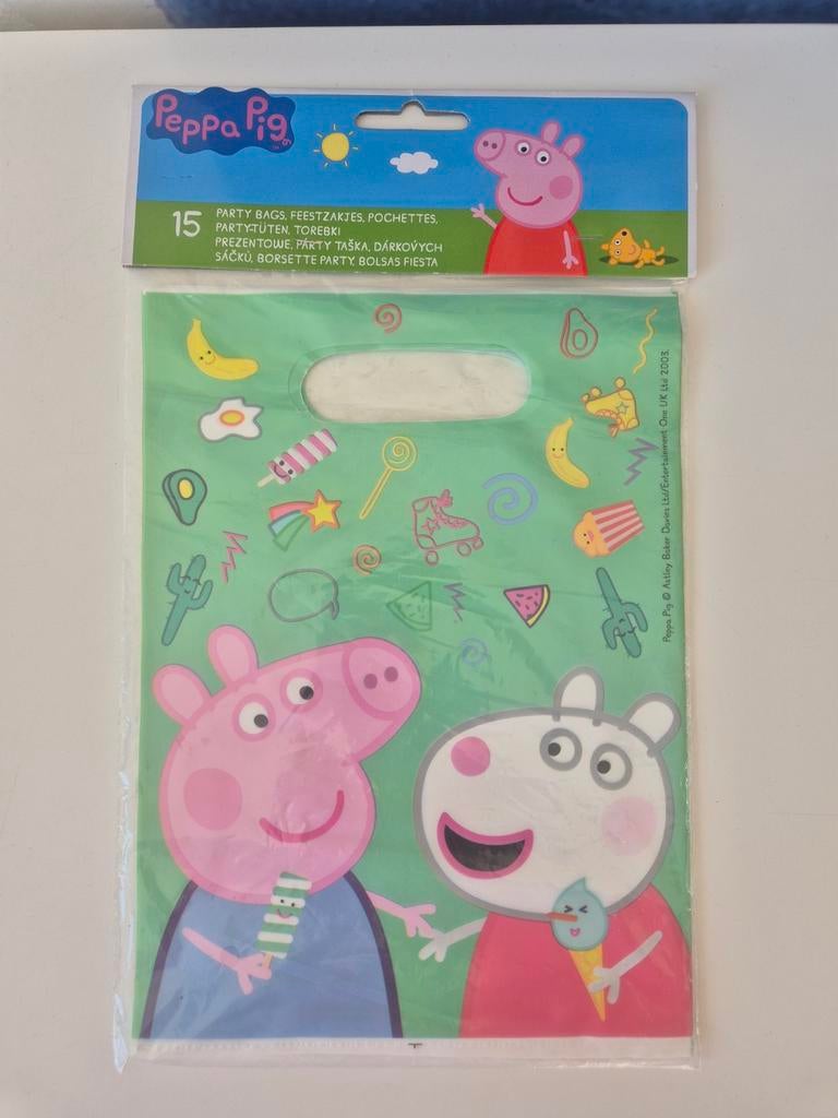 Peppa pig traktatiezakjes, Hobby en Vrije tijd, Kaarten | Zelf maken, Ophalen of Verzenden, Nieuw, Overige thema's, Pons of Mal