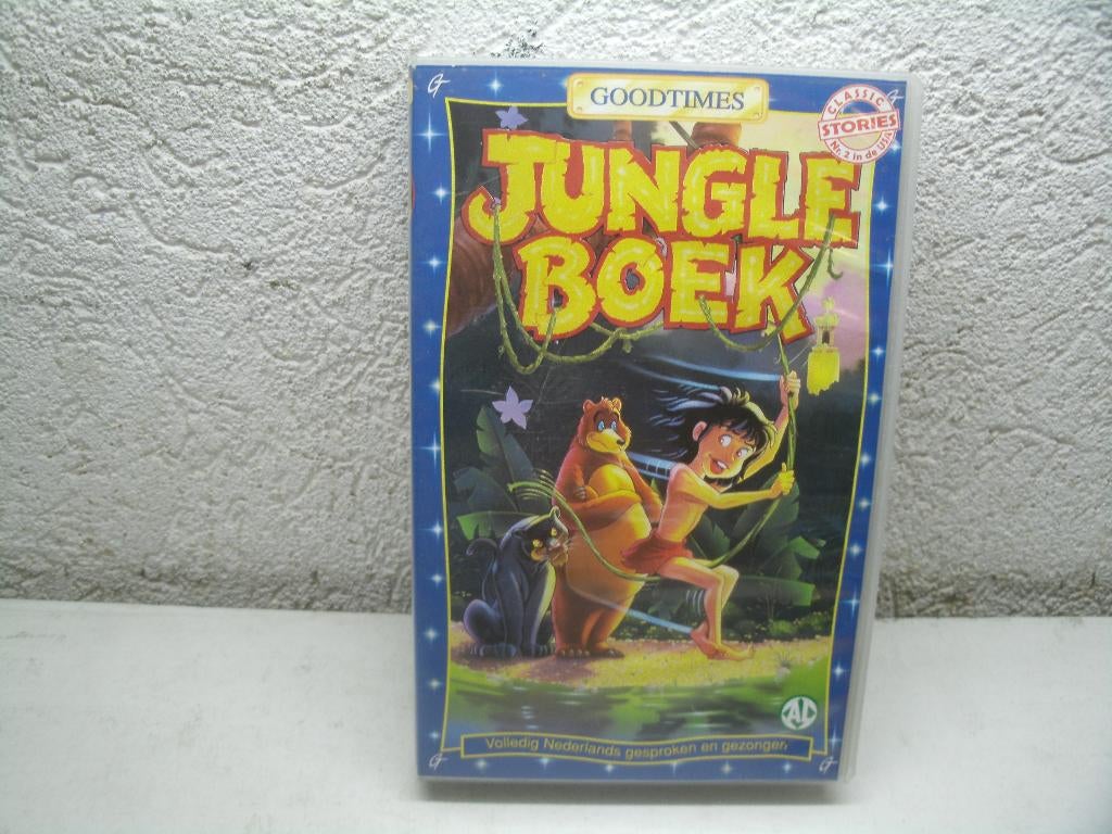 vhs 180a jungle boek goodtimes ned gespr, Alle leeftijden, Ophalen of Verzenden, Gebruikt