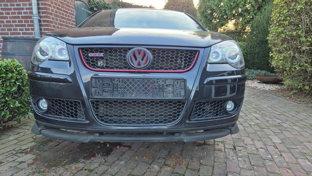 Voorspoiler / Bumperlip Polo 9N3, Gebruikt, Ophalen of Verzenden, Bumper, Volkswagen