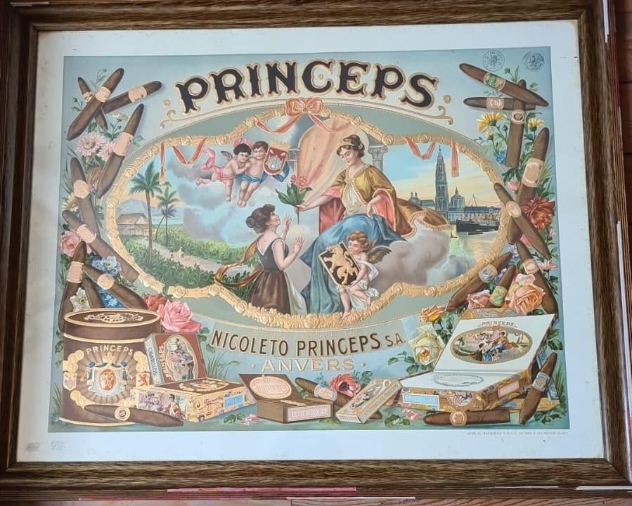 Nicoleto Princeps S.A. Anvers Antwerpen, sigaren, 1900., Ophalen of Verzenden, Gebruikt, Overige typen